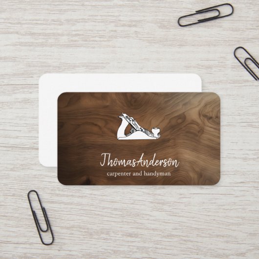 Professional Custom Building Construction  Visitekaartje (Voorkant / Achterkant in situ)