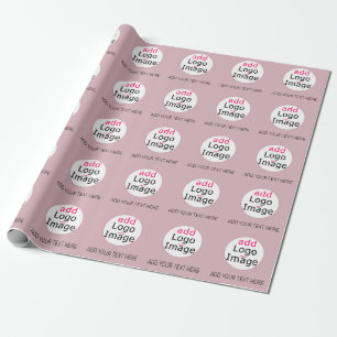 Professional Custom Business Dusty Roos Cadeaupapier