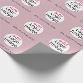 Professional Custom Business Dusty Roos Cadeaupapier (Hoek)