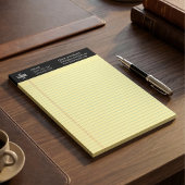 Professional Custom Business Logo Black Notepad Notitieblok
