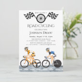 Professional Cycling Race Sports Invitation (Debout devant)