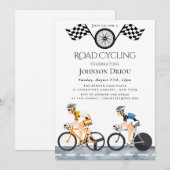 Professional Cycling Race Sports Invitation (Devant / Derrière)