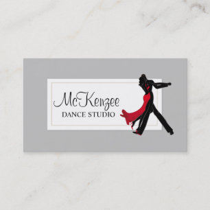 Professional Dance Studio, instructeur Business Visitekaartje