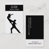 Professional Dance Studio, instructeur Visitekaartje (Voorkant / Achterkant)