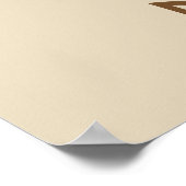 Professional Dart Player, bewerkt tekst Poster (Hoek)