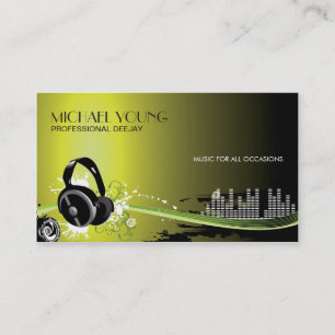 Professional DeeJay Music-Visitekaartjes Visitekaartje