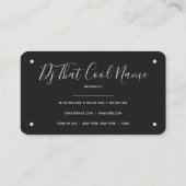 Professional DJ-controller Visitekaartje (Achterkant)