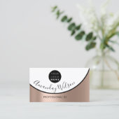 Professional DJ Logo Singer Weddings Events Visitekaartje (Staand voorkant)