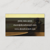 Professional DJ Platenspeler Visitekaartje (Achterkant)