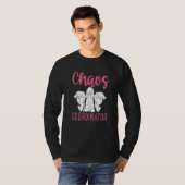 Professional Dog Sitter Chaos Coordinator Dog Wal T-shirt (Voorkant volledig)