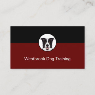 Professional Dog Training Service Modern Visitekaartje