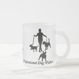 Professional Dog Walker Matglas Koffiemok