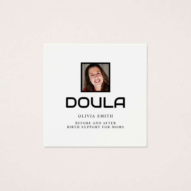Professional Doula Photo Name Identity Design (Devant)