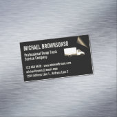Professional Dump Truck Service Magnetisch Visitekaartje (Voorbeeld)