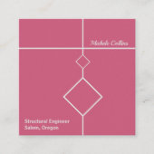 Professional Elegance Square Visitekaartje (Voorkant)