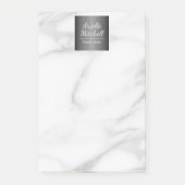 Professional Elegant Alabaster Marble Patroon Post-it® Notes (Voorkant)