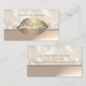 Professional Elegant Chic Bokeh Visitekaartje (Voorkant / Achterkant)