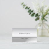 Professional Elegant Chic Glittery Visitekaartje (Staand voorkant)