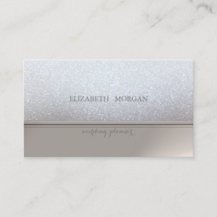 Professional Elegant Chic Glittery Visitekaartje