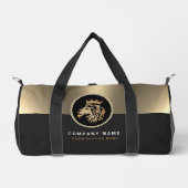  Professional Elegant Gold Lion Logo  Plunjezak (Voorkant)