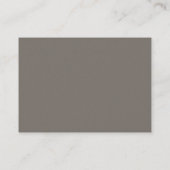 Professional Elegant Gold Text Luxury Pearl Finish Visitekaartje (Achterkant)