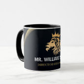 Professional Elegant Lion Logo Mok (Voorkant links)