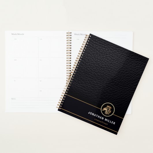 Professional Elegant Lion Logo Planner (Display)