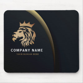 Professional Elegant Lion Logo Visitekaartje Muismat