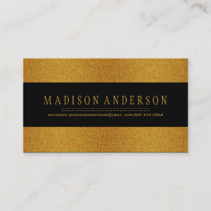 Professional Elegant Modern Gold badge Visitekaartje
