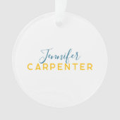 Professional elegant modern minimalist plain (devant)