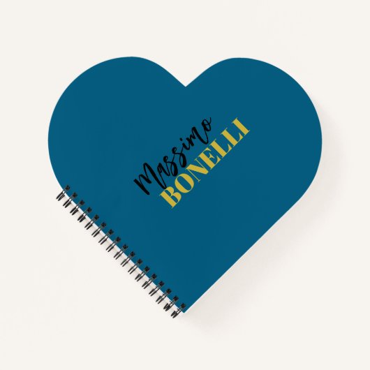 Professional elegant modern minimalist plain notitieboek (Voorkant)