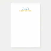 Professional elegant modern minimalist plain post-it® notes (Voorkant)