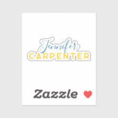 Professional elegant modern minimalist plain sticker (Vel)