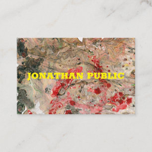 Professional Elegant Modern Trendy Abstract Visitekaartje