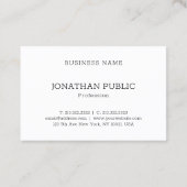 Professional Elegant Modern Trendy Abstract Visitekaartje (Achterkant)