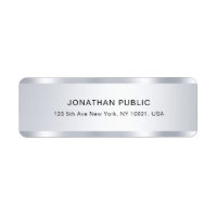 Professional Elegant Silver-look Sjabloon Modern