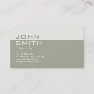 Professional Elegant Simple Plain Attorney Beige Visitekaartje