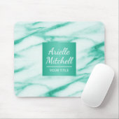 Professional Elegant Turquoise Alabaster Marble Muismat (Met muis)
