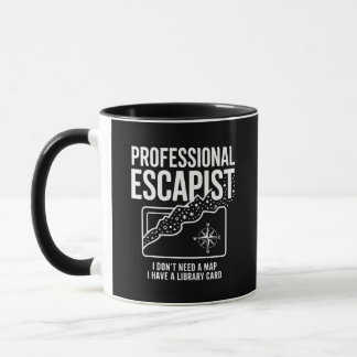Professional Escapist Library Card Coffee Mug