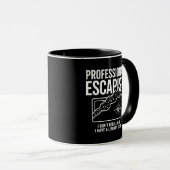 Professional Escapist Library Card Coffee Mug (Devant droit)
