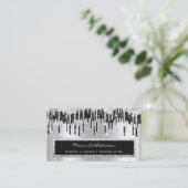 Professional Event Eyelash Roos Silver Black Drive Visitekaartje (Staand voorkant)