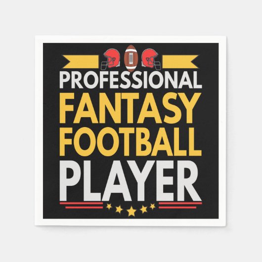 Professional Fantasy Football Lovers Gift Servet (Voorkant)