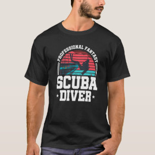 Professional Fantasy Scuba Diver Retro Div T-shirt