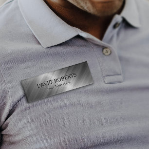 Professional Faux Metallic Modern Naambadge