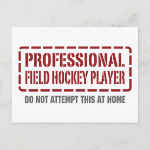 Professional Field Hockey Player Briefkaart