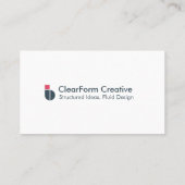 Professional First Impression Modern Corporate Visitekaartje (Achterkant)