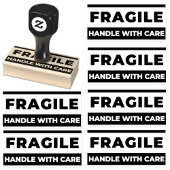 Professional Fragile Marker | Handle with care Rubberstempel
