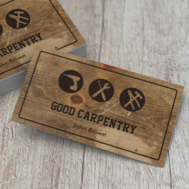 Professional Frame Wood Carpentry Repair Visitekaartje