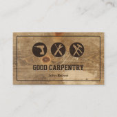 Professional Frame Wood Carpentry Repair Visitekaartje (Voorkant)