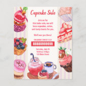 Professional Fun Baking Bake Bakery Sale Custom Flyer (Achterkant)